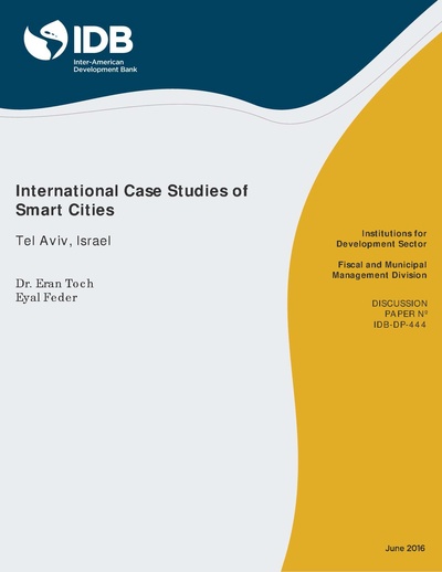 International Case Studies of Smart Cities Tel Aviv Israel