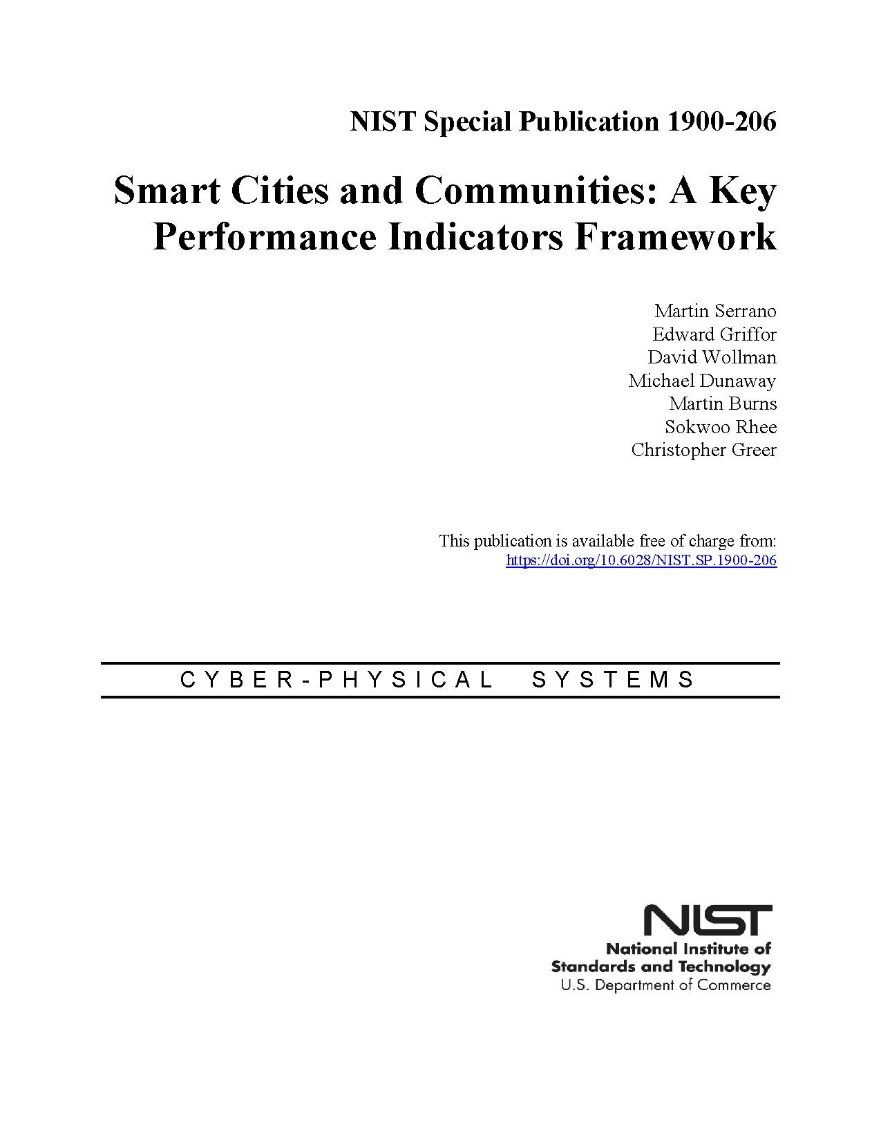 Smart Cities and Communities: Key Performance Indicators Framework