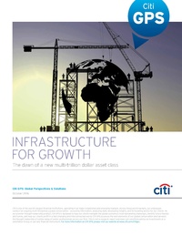 INFRASTRUCTURE FOR GROWTH The dawn of a new multi-trillion dollar asset class