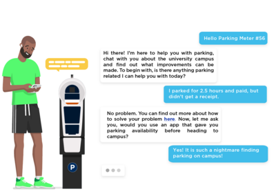 UBC Parking Meter Website Conversation