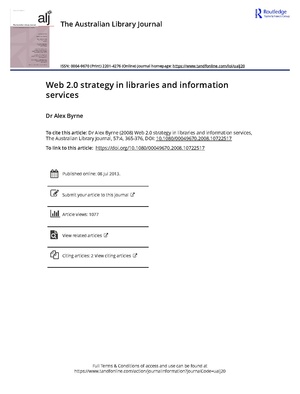 Web 2 0 strategy in libraries and information services.pdf